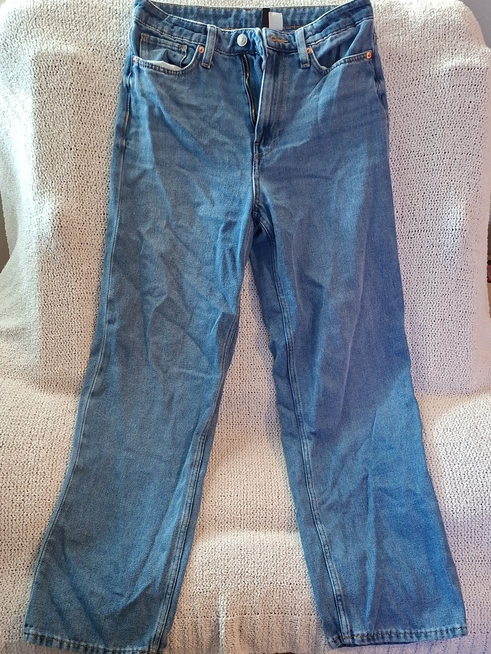 H&M Wide Leg Flare Jeans - Blue